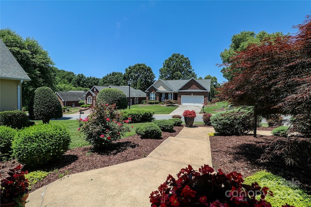 406 Spyglass Hill Pl, Salisbury, NC 28144 - view of yard with a garage and concrete driveway