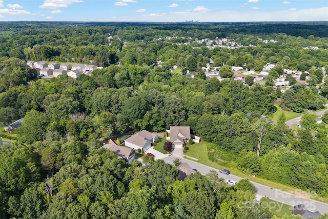 2953 Cameron Village Ct, Winston Salem, NC 27103 - aerial view of property's location with a heavily wooded area