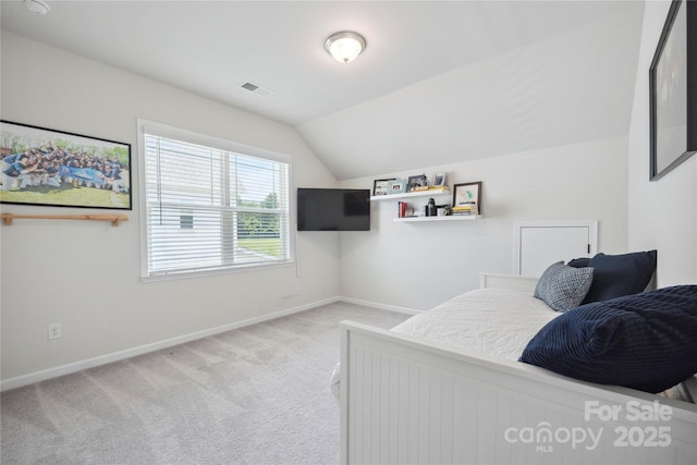 13339 Mcguffy Dr, Huntersville, NC 28078 - carpeted bedroom with baseboards and vaulted ceiling