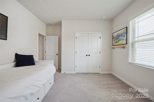 13339 Mcguffy Dr, Huntersville, NC 28078 - bedroom with light carpet and a closet