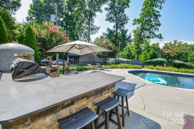 711 Yadkin St, Albemarle, NC 28001 - view of pool with a patio area