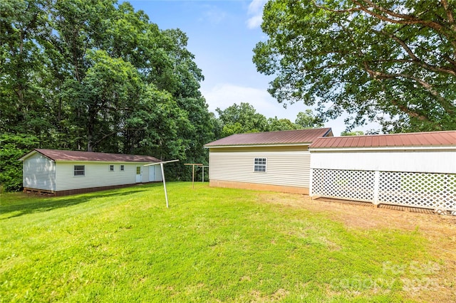 2028 Old Latter Rd, Newton, NC 28658 - view of green lawn with an outdoor structure