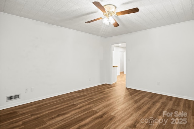 2028 Old Latter Rd, Newton, NC 28658 - unfurnished room featuring dark wood-type flooring and ceiling fan