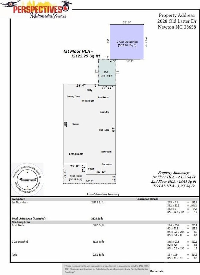 2028 Old Latter Rd, Newton, NC 28658 - view of room layout