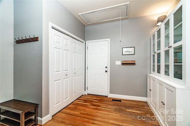 2124 Congress Ct, Kannapolis, NC 28083 - foyer with light wood-style flooring and baseboards