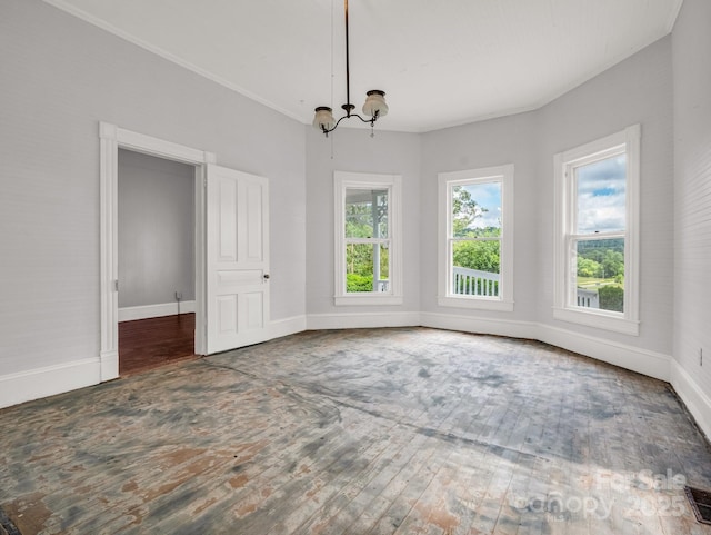 1111 Bills Creek Rd, Lake Lure, NC 28746 - unfurnished dining area featuring baseboards and wood finished floors