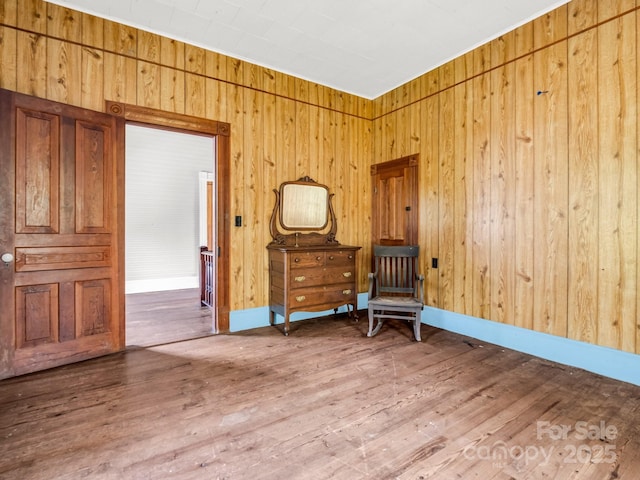 1111 Bills Creek Rd, Lake Lure, NC 28746 - living area featuring wooden walls and wood finished floors