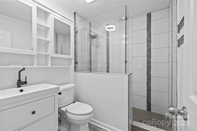 11401 Lone Star Cir, Charlotte, NC 28226 - full bathroom with walk in shower and vanity