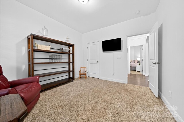 3981 Spinnaker Pl, Denver, NC 28037 - sitting room with carpet floors and baseboards