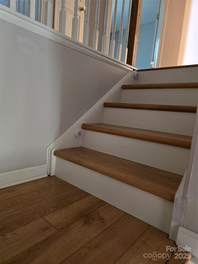 3 Hidden Sands Ct, Columbia, SC 29229 - stairs featuring wood finished floors