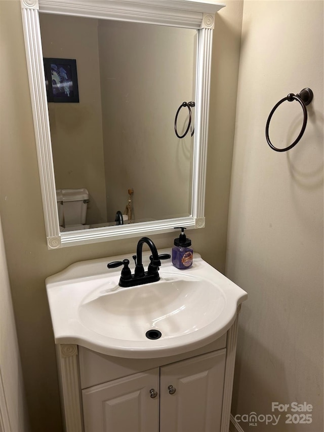 207 Wagon Ln, Rutherfordton, NC 28139 - half bath featuring vanity and toilet