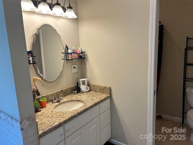 207 Wagon Ln, Rutherfordton, NC 28139 - bathroom with vanity and tile patterned floors