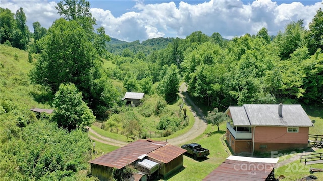2087 Henry Rd, Sylva, NC 28779 - view from above of property with a forest