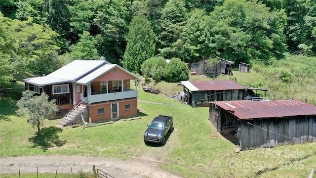 2087 Henry Rd, Sylva, NC 28779 - view from above of property featuring a forest