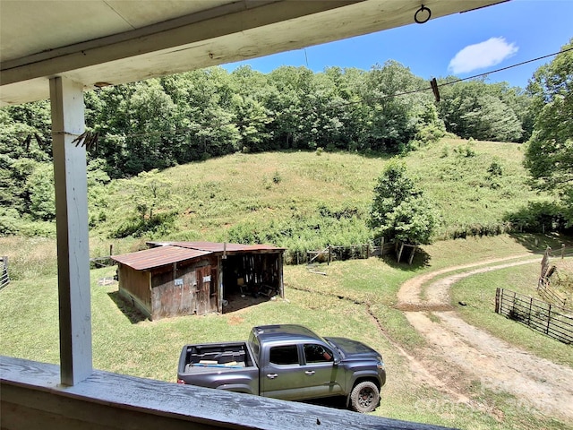 2087 Henry Rd, Sylva, NC 28779 - view of yard with an outbuilding