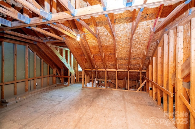 7554 Bluestar Ln, Charlotte, NC 28226 - view of unfinished attic