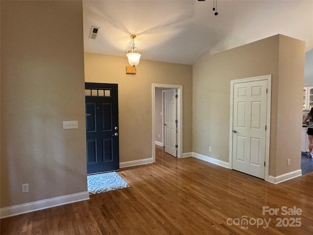 13221 Brandywine Ln, Midland, NC 28107 - foyer featuring wood finished floors and baseboards