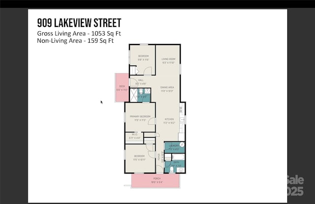 909 Lakeview St, Kannapolis, NC 28083 - view of home floor plan