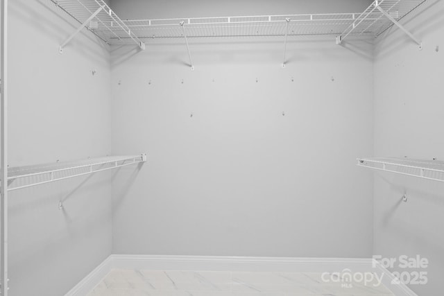 1134 Willow Oaks Trl, Matthews, NC 28104 - spacious closet with marble look tiles