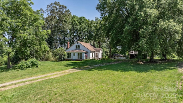 5560 Springs Rd, Conover, NC 28613 - view of grassy yard featuring view of scattered trees