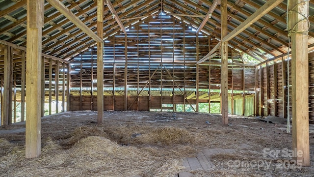 5560 Springs Rd, Conover, NC 28613 - miscellaneous room featuring vaulted ceiling