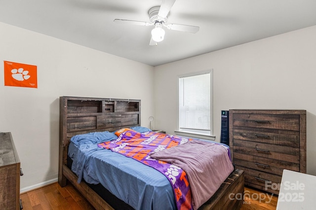 662 Willa Ct Unit 8, Chester, SC 29706 - bedroom featuring wood finished floors and a ceiling fan