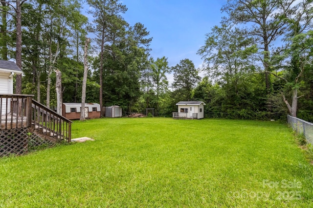 662 Willa Ct Unit 8, Chester, SC 29706 - view of yard with a storage unit and view of scattered trees