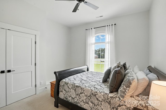 19 Berea Baptist Church Rd, Stanfield, NC 28163 - carpeted bedroom featuring a ceiling fan
