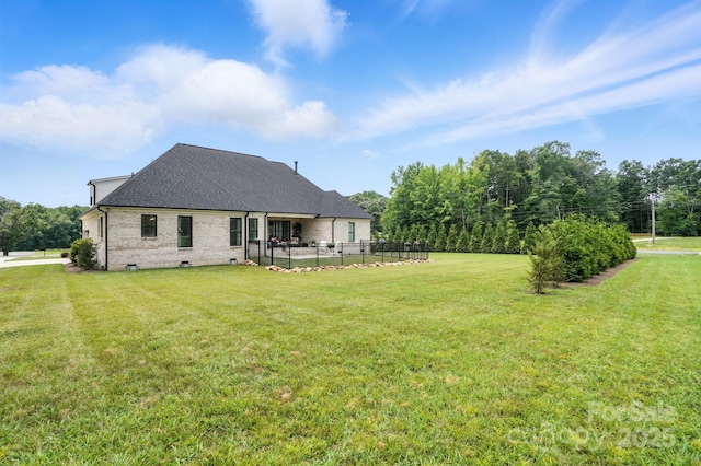 19 Berea Baptist Church Rd, Stanfield, NC 28163 - back of property with a shingled roof and brick siding