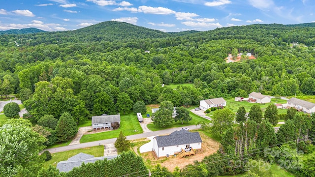 2205 Olde W Rd, Hudson, NC 28638 - aerial view of a heavily wooded area and a mountainous background