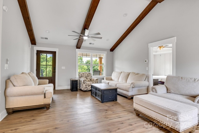 2205 Olde W Rd, Hudson, NC 28638 - living area with ceiling fan and light wood-type flooring
