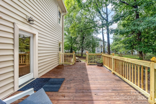 5408 Apple Glen Dr, Harrisburg, NC 28075 - view of wooden terrace
