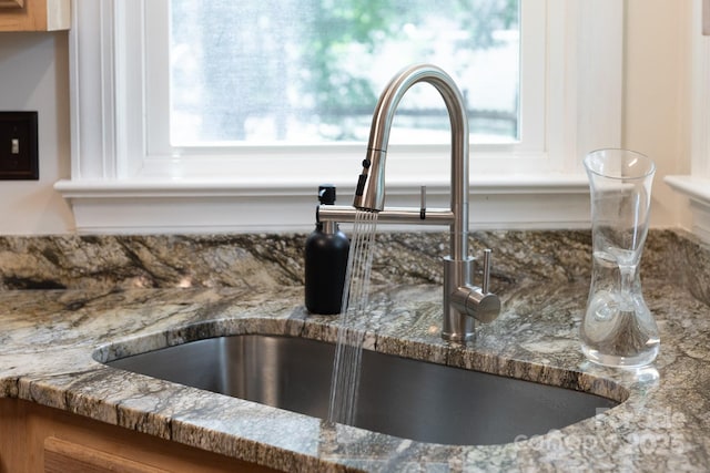 5408 Apple Glen Dr, Harrisburg, NC 28075 - kitchen view of dark stone countertops