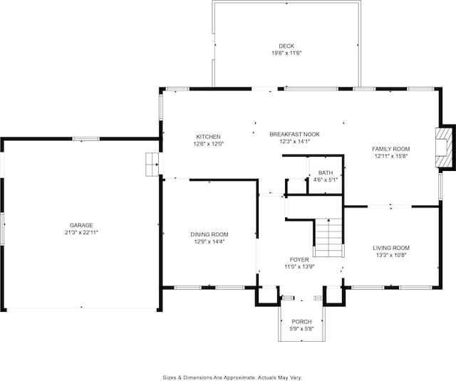 5408 Apple Glen Dr, Harrisburg, NC 28075 - view of floor plan / room layout