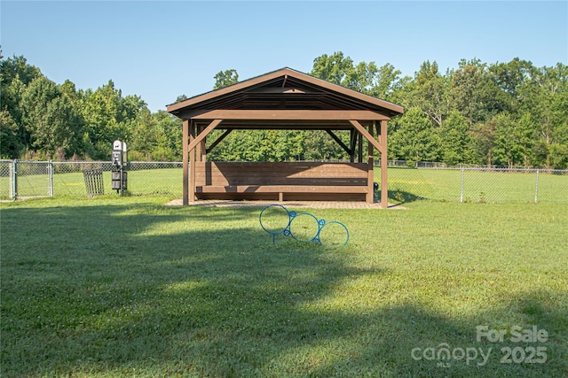 1304 Hammond Dr, Matthews, NC 28104 - view of yard featuring a gazebo
