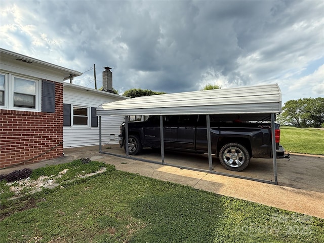 5367 Meadowlane Dr, Granite Falls, NC 28630 - view of parking / parking lot with a detached carport