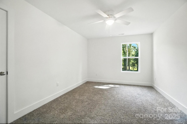 411 Patience Dr, Concord, NC 28025 - empty room featuring carpet and ceiling fan