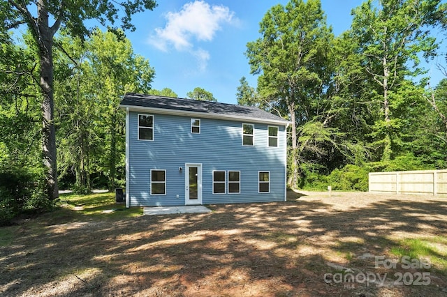 411 Patience Dr, Concord, NC 28025 - back of property featuring a patio area