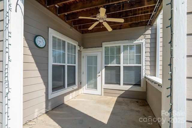 18730 Nautical Dr Unit 102, Cornelius, NC 28031 - view of patio / terrace featuring ceiling fan