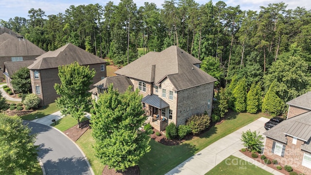 16522 Flintrock Falls Ln, Charlotte, NC 28278 - aerial view of property and surrounding area