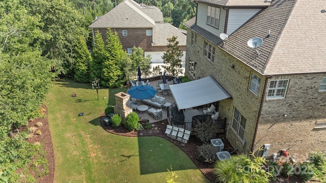 16522 Flintrock Falls Ln, Charlotte, NC 28278 - aerial view of property and surrounding area
