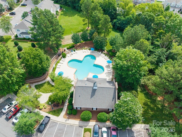 11521 Savannah Creek Dr, Charlotte, NC 28273 - bird's eye view of a pool