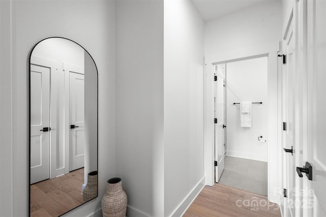 55 Steeplebush Ct Unit 629, Tuckasegee, NC 28783 - corridor with light wood finished floors