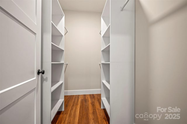 626 Felmet Rd, Flat Rock, NC 28731 - spacious closet with dark wood-style floors