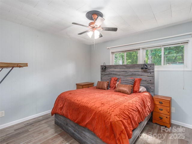 90 Hemlock Hill Hts, Canton, NC 28716 - bedroom featuring wood finished floors and ceiling fan