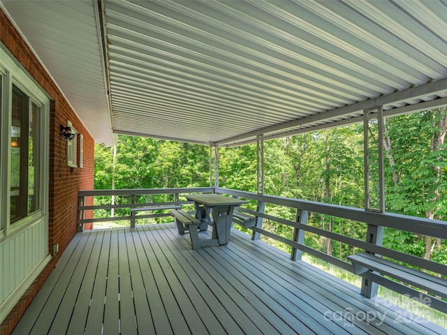 90 Hemlock Hill Hts, Canton, NC 28716 - view of wooden terrace