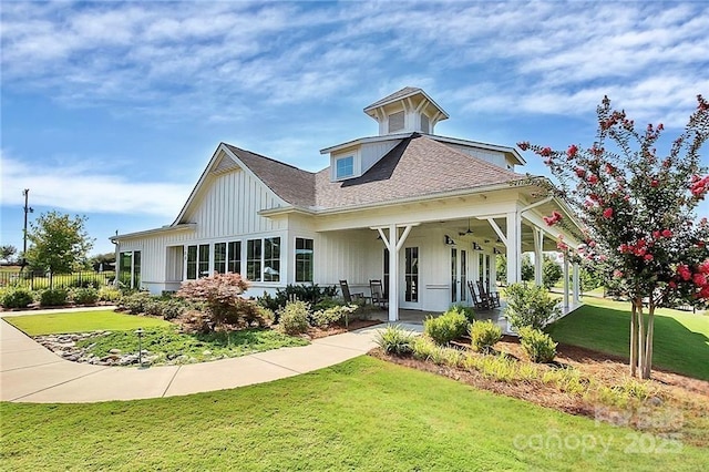 1108 Mayapple Way, Belmont, NC 28012 - rear view of property featuring a shingled roof