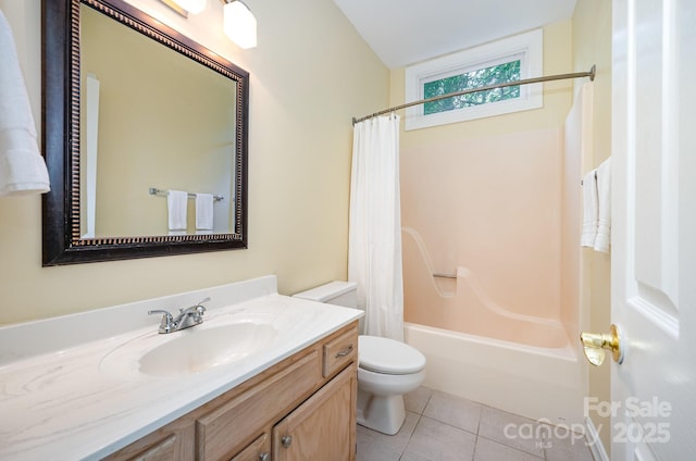 975 Pine Knoll Rd, Fort Mill, SC 29715 - full bathroom featuring vanity, shower / bath combination with curtain, and tile patterned flooring
