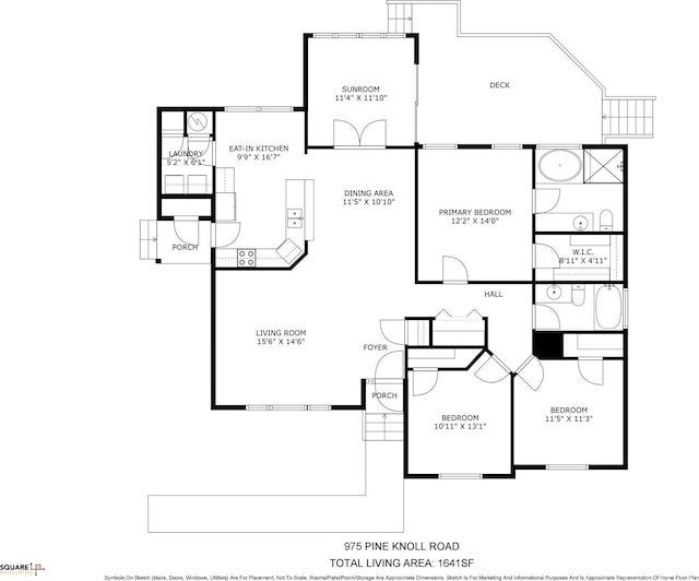 975 Pine Knoll Rd, Fort Mill, SC 29715 - view of home floor plan