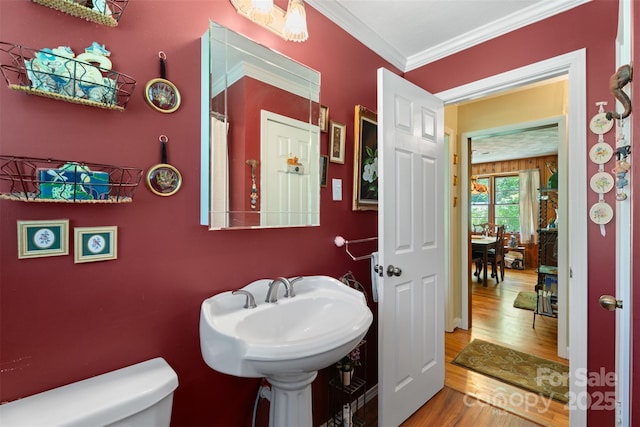 25 Wall Rd, Tryon, NC 28782 - full bath featuring wood finished floors and ornamental molding